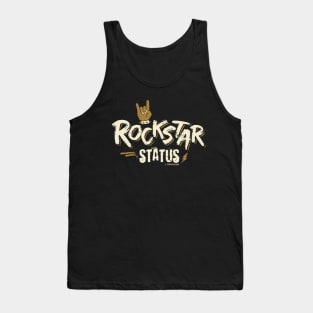 Rockstar Status, Reverse Color © GraphicLoveShop Tank Top